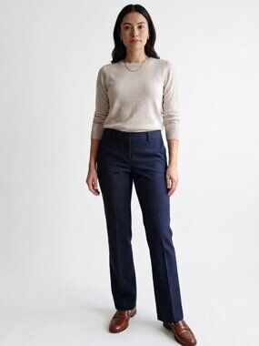 Old Navy (Navy Colored) Straight-Leg Slacks